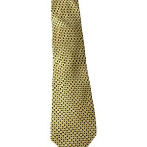 Vintage Spinelli Silk Polka Dot Tie in Yellow and Blue